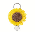 Vibrant Sunflower Hat Clip & Bag Charm