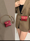 Quilted Mini Chain Belt Bag