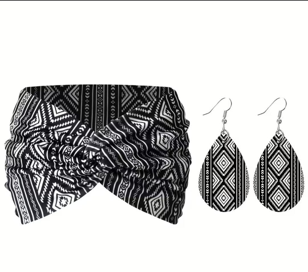 Headband & Earrings Set