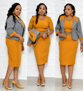 Elegant Two-Piece Dress Set