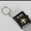 Miniature Holy Bible Keychain