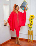 Chic Elegance Two-Piece Kaftan Set