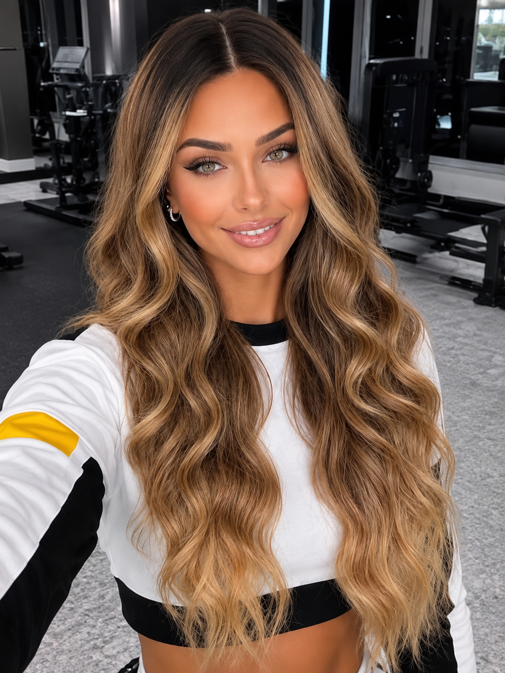Long Wavy Balayage Wig