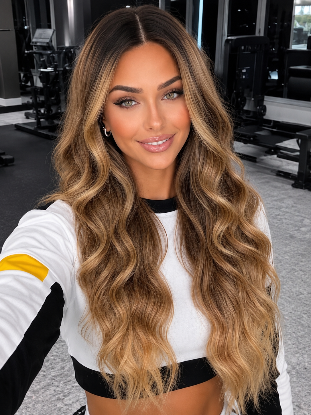 Long Wavy Balayage Wig